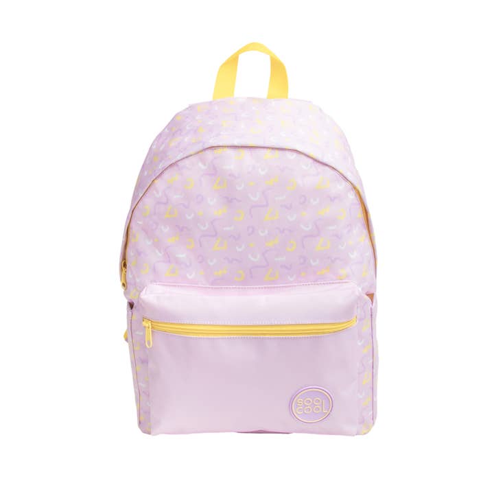 Mochila Escolar Clássica SooCool Lilás por atacado de Ancor