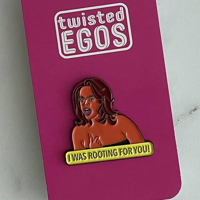 J'étais enraciné pour toi ! Épingle en émail pour la vente par twistedEGOS llc