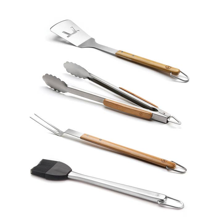Fox Run Brands – wholesale Outdoor grill tools – Outset Stainless Steel Grill Tool Set, 2.5" x 8" x 19.75"6