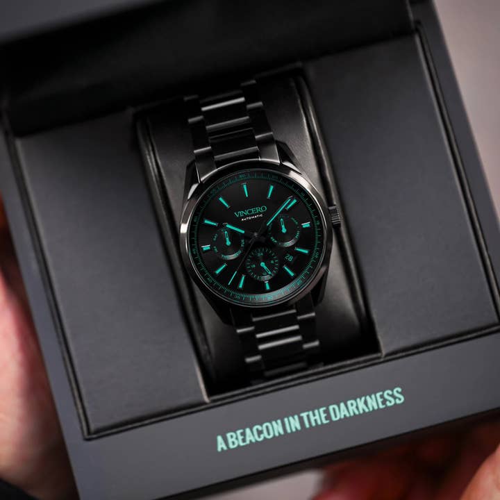 Vincero – Relógio de pulso - Homem por atacado – Reserve Limitada - Edição Abismo Esmeralda5