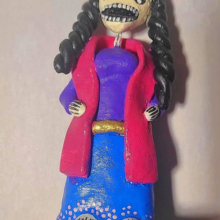 Arara Enterprises - Wholesale Kaarsenhouder - MP-41F Individueel vrouwelijk skeletfiguurtje 4,5x2”3