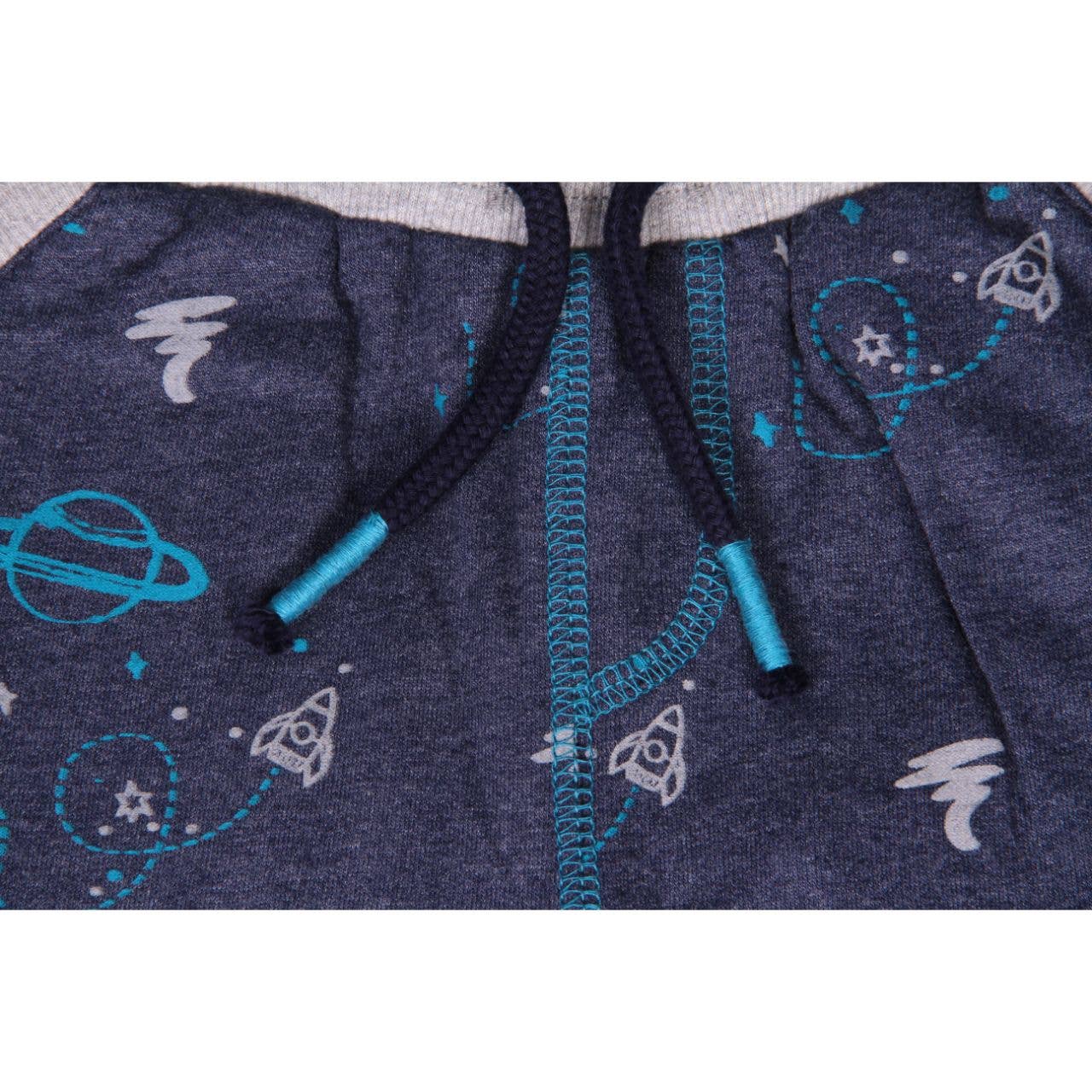 Bear Camp - Vendita all'ingrosso Completo top e pantaloni - Neonati - Set da 2 pezzi con zip con stampa spaziale - Baby6