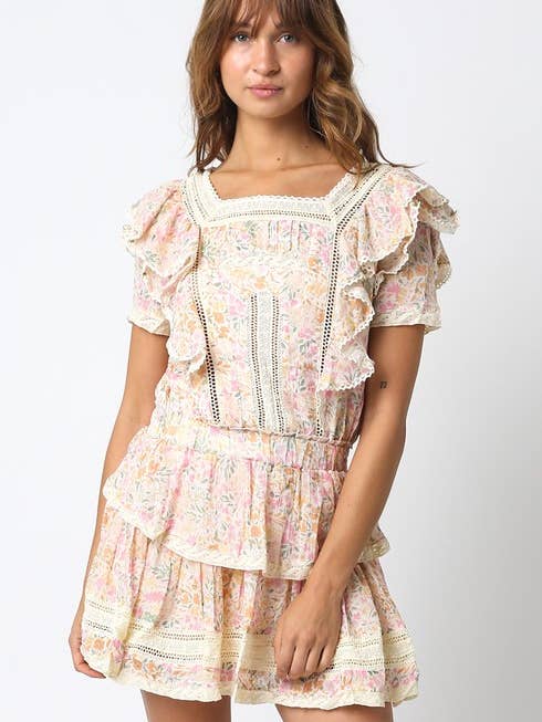 Adalynn Mini Klänning för wholesale av Olivaceous