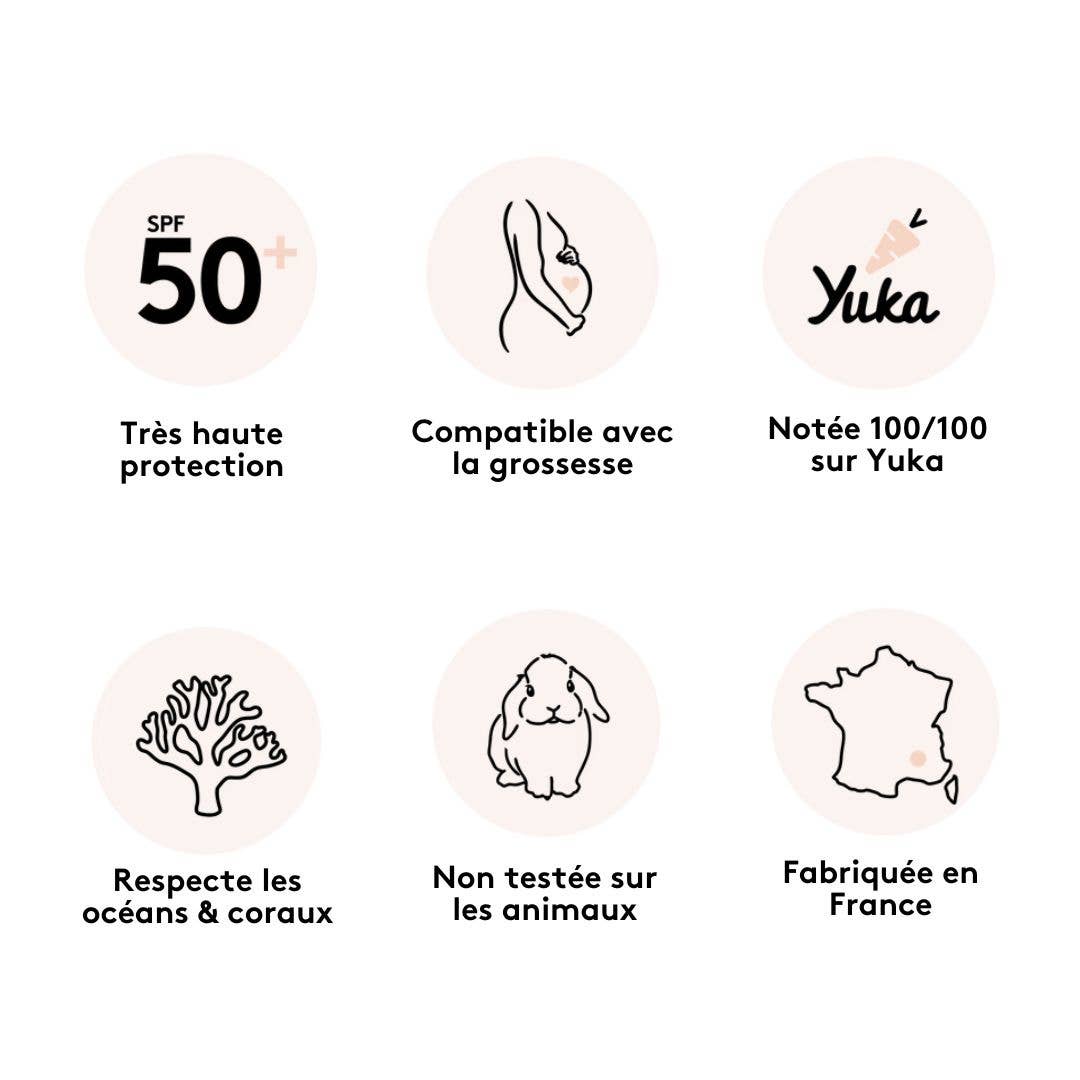 Élhée - Vente Crèmes solaires - Crème solaire SPF 50+ | Bébé et femme enceinte2