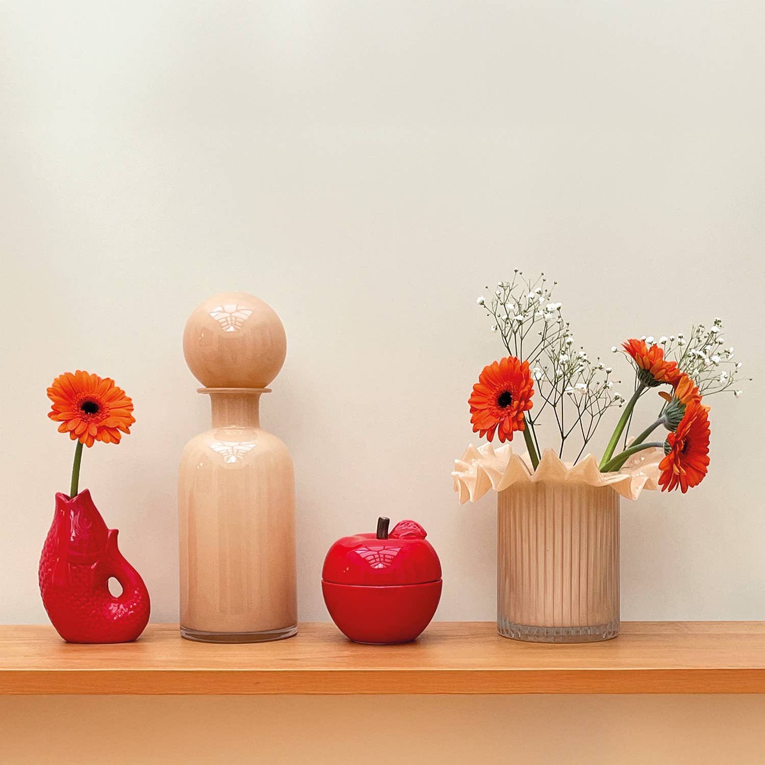 Opjet Paris - Wholesale Vase - Froufrou champagne vase small D17.5 H16cm1