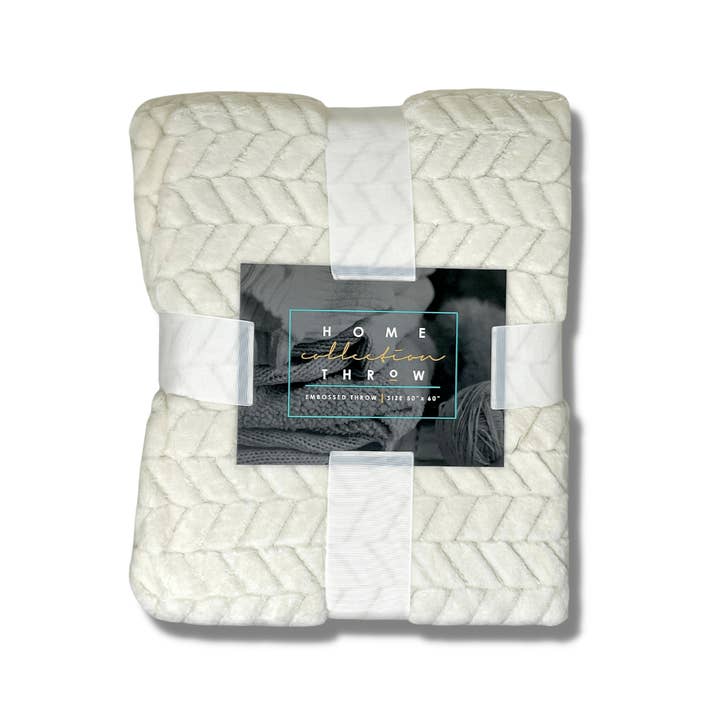 JupiterGear Home - Wholesale Throw Blanket - Home Collection Embossed Throw Blanket