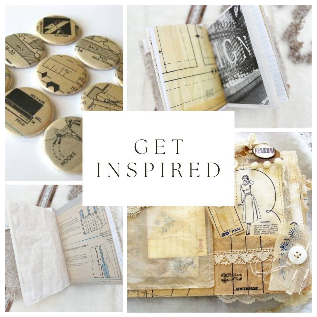 A House of Books - Wholesale DIY Craft Kit - Assorted Vintage Sewing Patterns and Instruction Sheets5