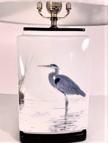 MacHatton & Hall, LLC - Wholesale Accent/Desk Lamp - Large Standing Heron Lamp - without shade2