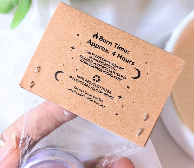 Goddess Provisions - Wholesale Tea light candles - Moon Phase Tealights1