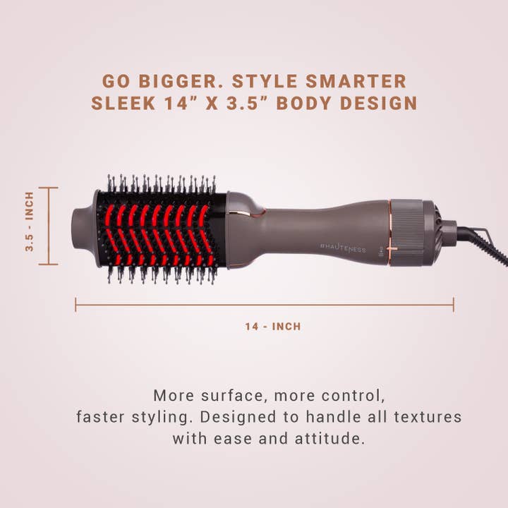 Glister - Wholesale Hair Brush/Comb - Hauteness 4inOne Blowout Brush with Infrared Technology13