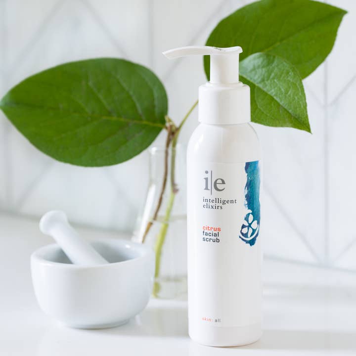 Citrus Facial Scrub for wholesale by Intelligent Elixirs