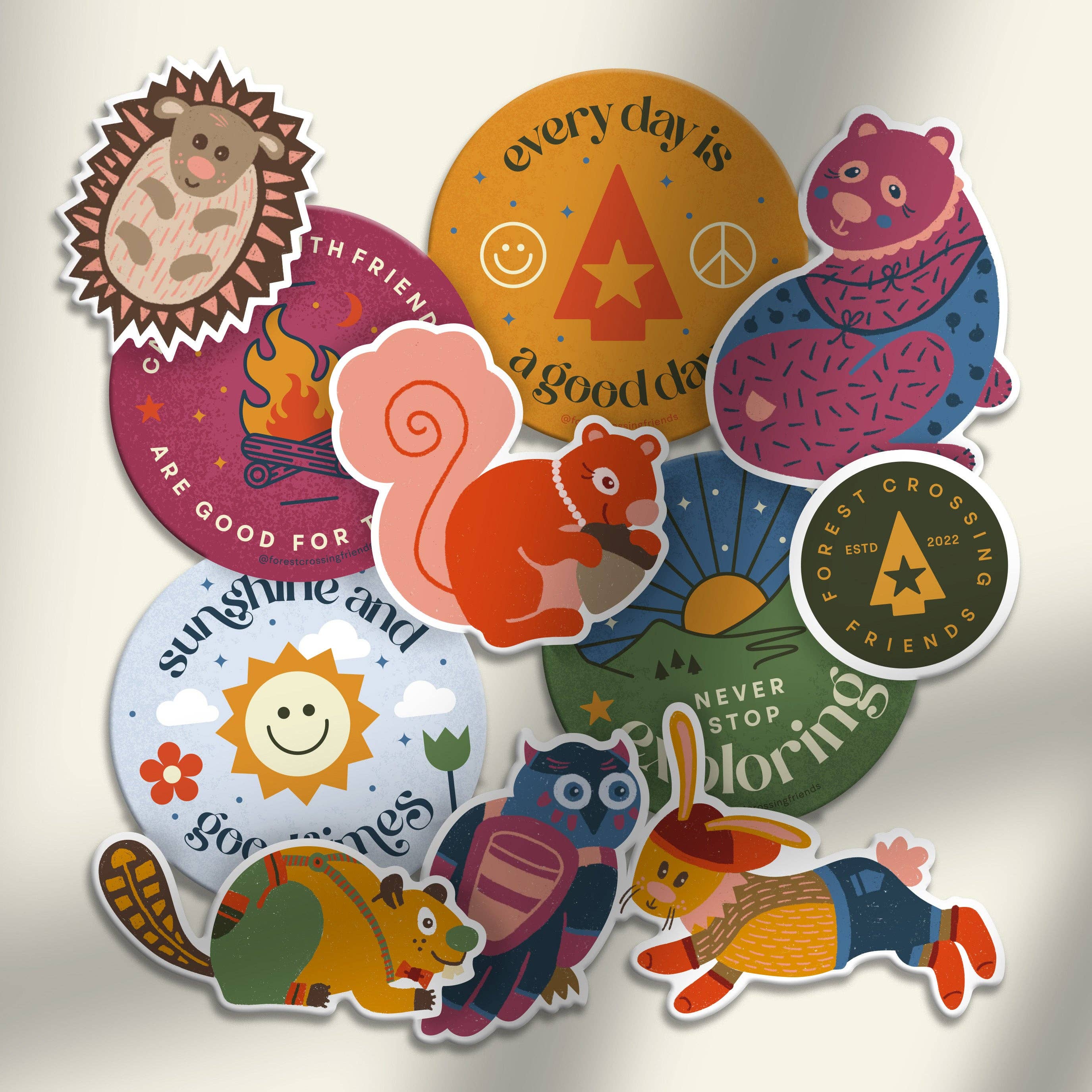 Forest Crossing Friends - Wholesale Sticker - Kids & Baby - Forest Crossing Friends Diecut Stickers14