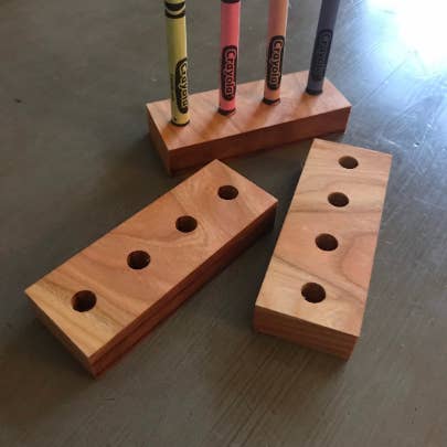 Porta-lápis tradicionais de madeira - Waldorf - Montessori por atacado de Troyohouse