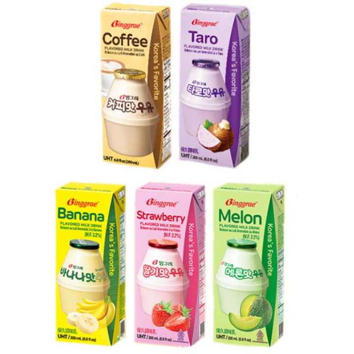 Binggrae Korea’s #1 Flavored Milk-6.8oz (4x6, 24 Packs) and other Purchase Wholesale kosher line. Free Returns & Net 60 Terms on Faire trending on Faire.