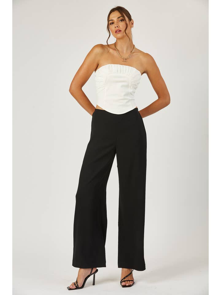 Isla Maude - Wholesale Blouse - Women's - Jenny strapless ruching top4