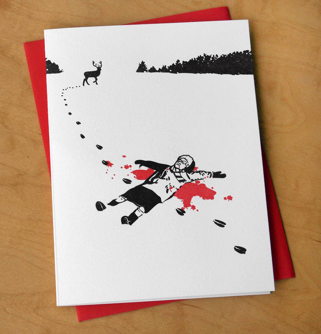 McBitterson's - Wholesale Christmas Card - Grandma Got Run Over - Boxed Set0