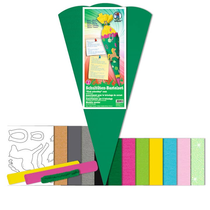 URSUS® / Buntpapierfabrik Ludwig Bähr GmbH & Co. KG - Wholesale DIY Craft Kit - “Horse” school bag craft kit