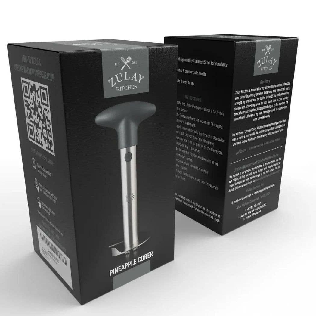 Zulay Kitchen – Engroshandel Køkkenredskab – Ananaskerner og skæreværktøj til nem fjernelse af kerne12