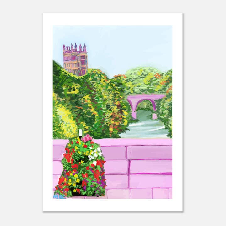 Durham in the rain (but not on the page) for wholesale by Mabel Pamela Art