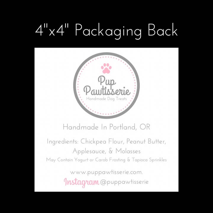 Pup Pawtisserie - Wholesale Pet Treats - Dog - Sandwich Cookies - Scalloped Round (Multicolored Sprinkles)2