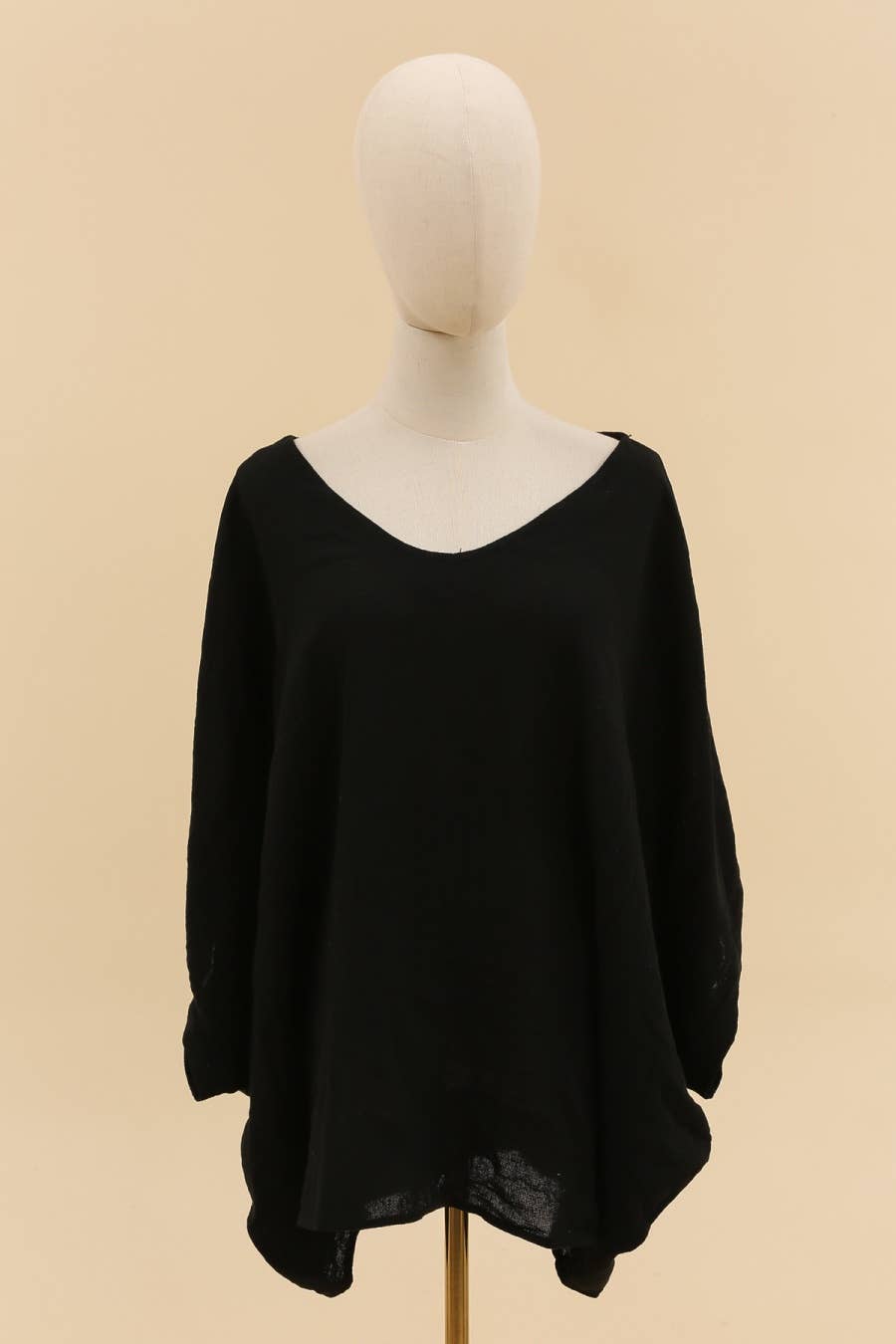LÉA & LUC - Vente Tunique – femme - Blouse en 50% lin et 50% coton REF. 465220