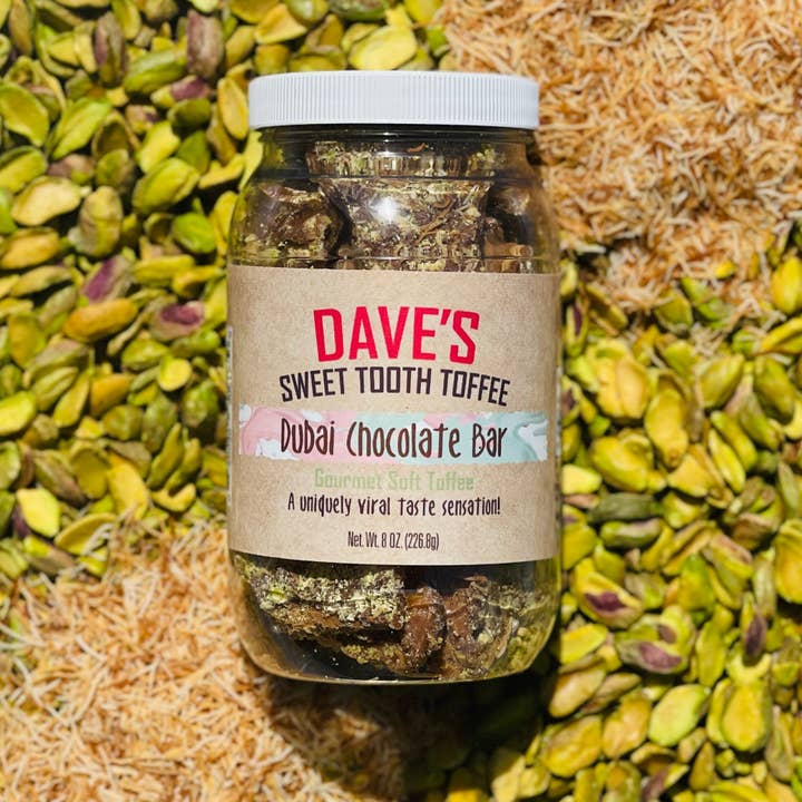 Dubai Chocolate Bar for wholesale by Dave's Sweet Tooth