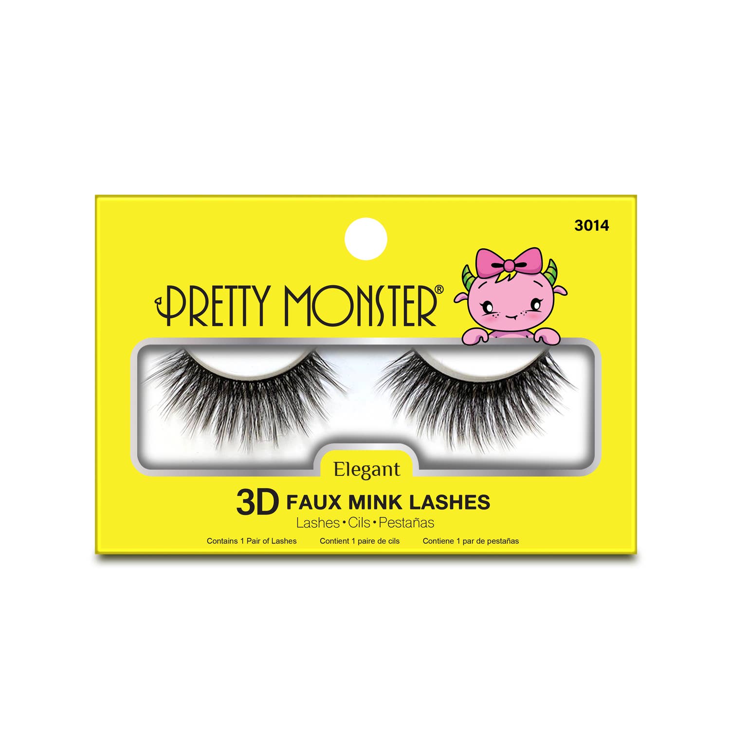 Rude Cosmetics – wholesale False/fake eyelashes – Pretty Monster Lashes Tabletop Display Set B, 108 pcs16
