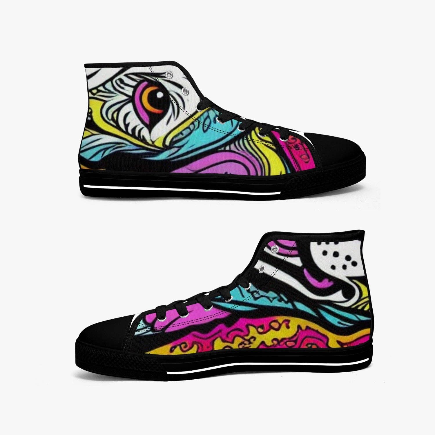 Alma - Wholesale Lifestyle Sneakers - Women's - Flow Rover High-Top Canvas Shoes1