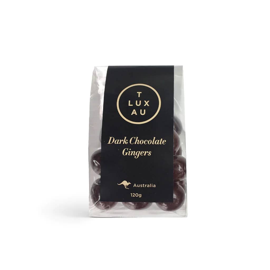 TLUXAU - Wholesale Chocolate-covered sweets - Small - Dark Chocolate Gingers 100g