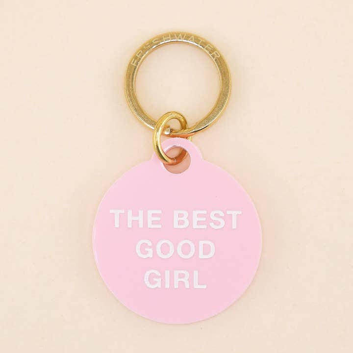 Freshwater Curated Goods - Wholesale Pet Identification Tag - Cat/Dog - The Best Good Girl Pet Tag0