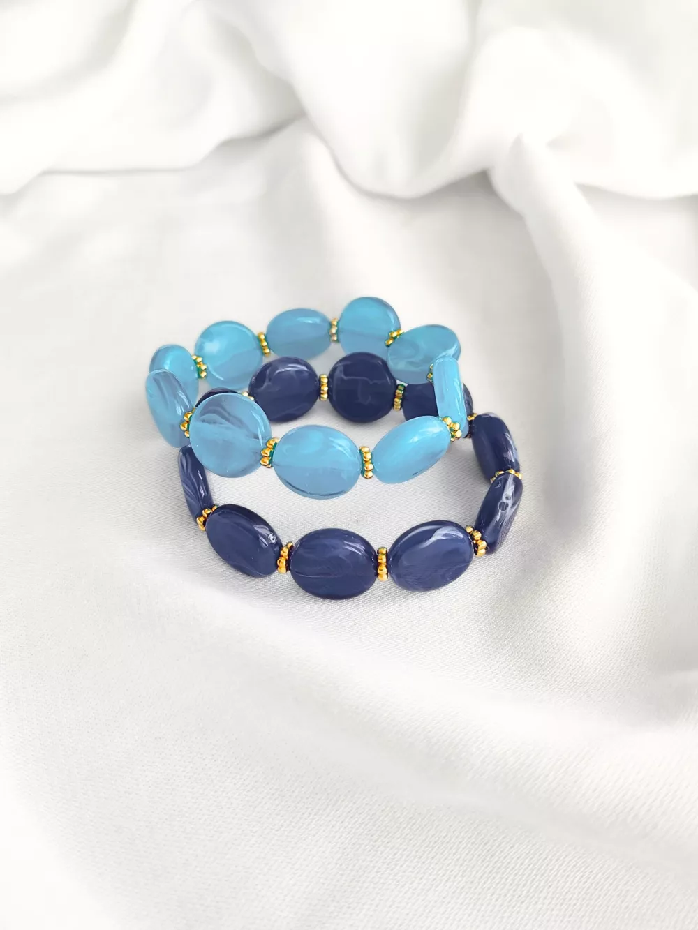 L'Atelier d'Artémis - Vente Bracelet de perles - Bracelet élastique ROMY1