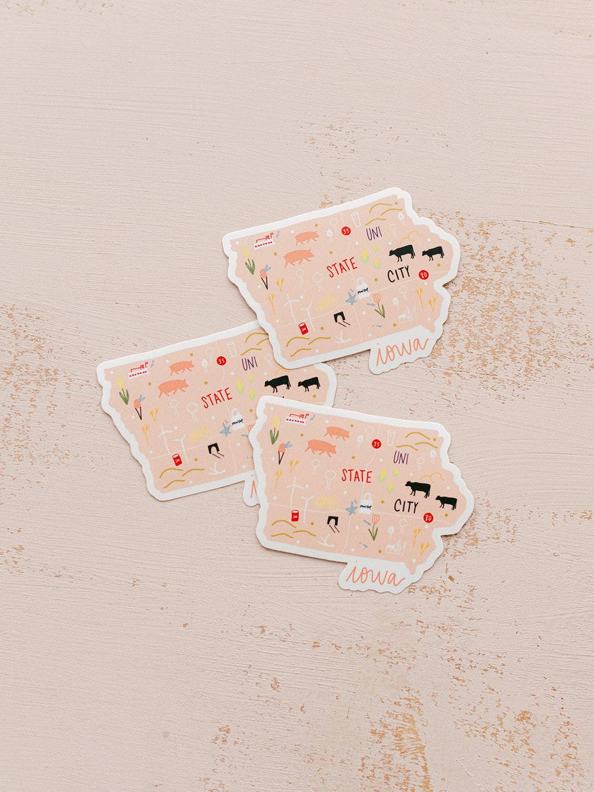 Doe A Deer – Großhandel Aufkleber – Iowa-Aufkleber1