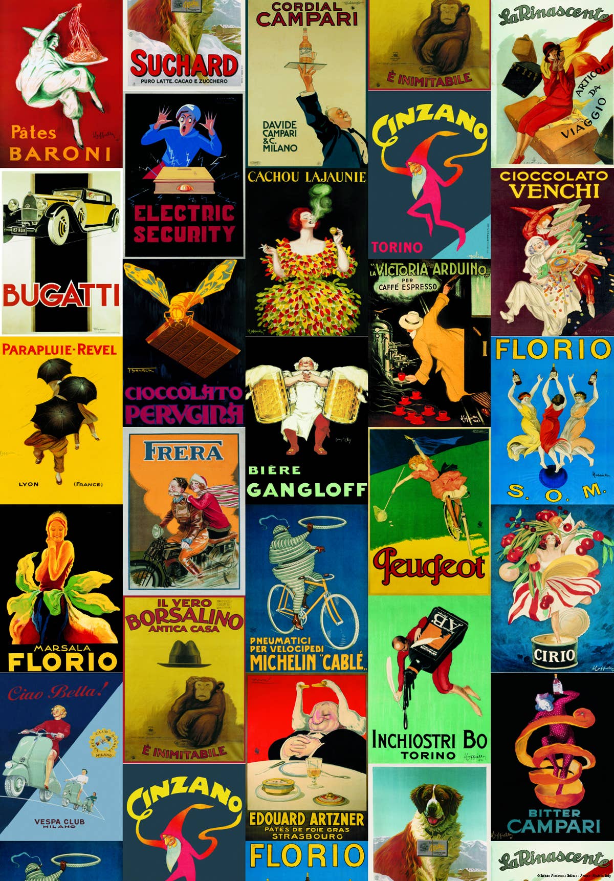 San Lorenzo Design - Wholesale Poster - Vintage Art Posters, Instituto Fotochromo Italiano, Classic2