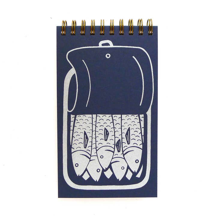 Sardine Coil Notepad for wholesale by Middle Dune