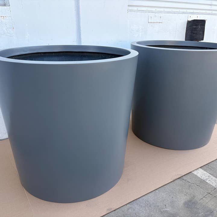 Tikal Composite Designs - Wholesale Plant Pot - Extra Large Round Fiberglass Tree Planter – 36" Diameter2