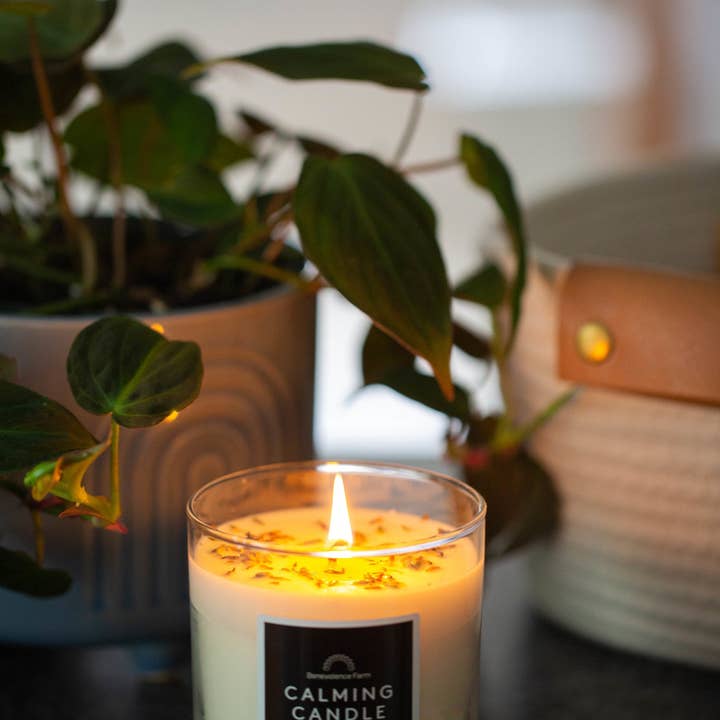 Benevolence Farm - Wholesale Jar/Filled Candle - Calming Candle