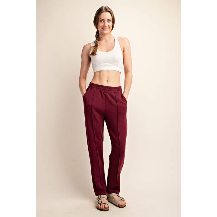 Rae Mode - Wholesale Pants - Women's - MODAL SCUBA PINTUCK PANT