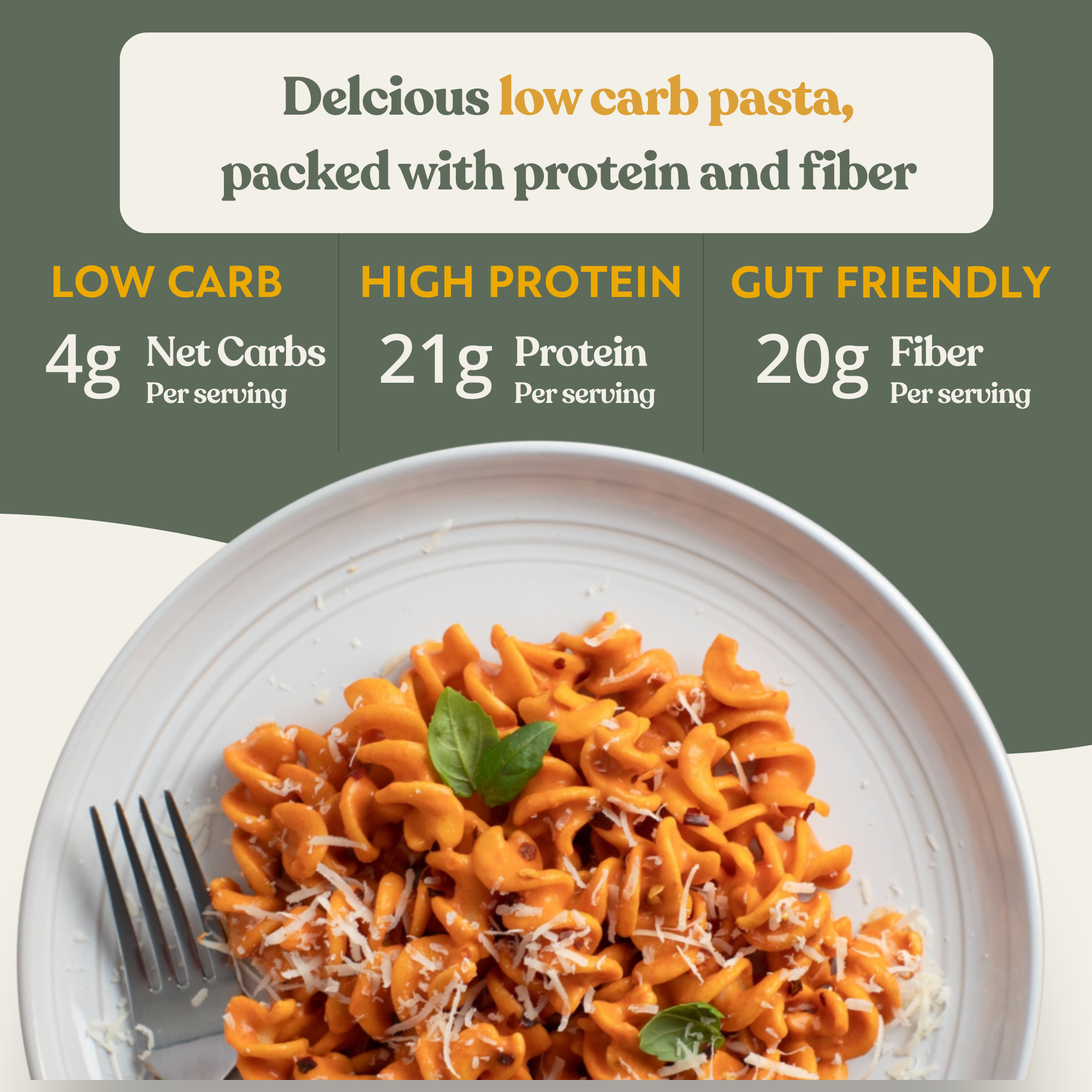Chef's Kiss - Wholesale Pasta - Lupin Low Carb Rotini Pasta - 5lb Bulk Box 2