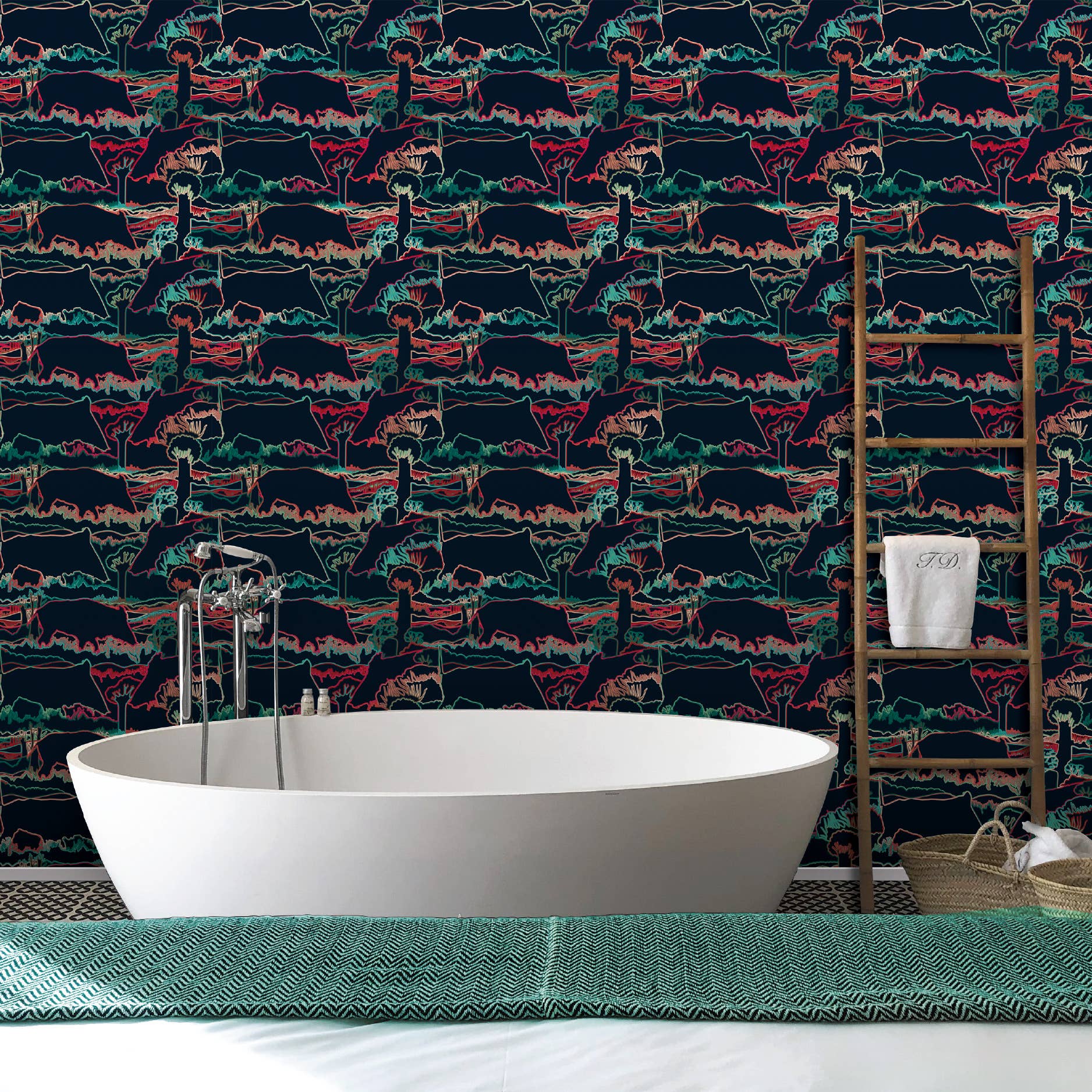 Cilé - Wholesale Wallpaper - Sangliers B Wallpaper2