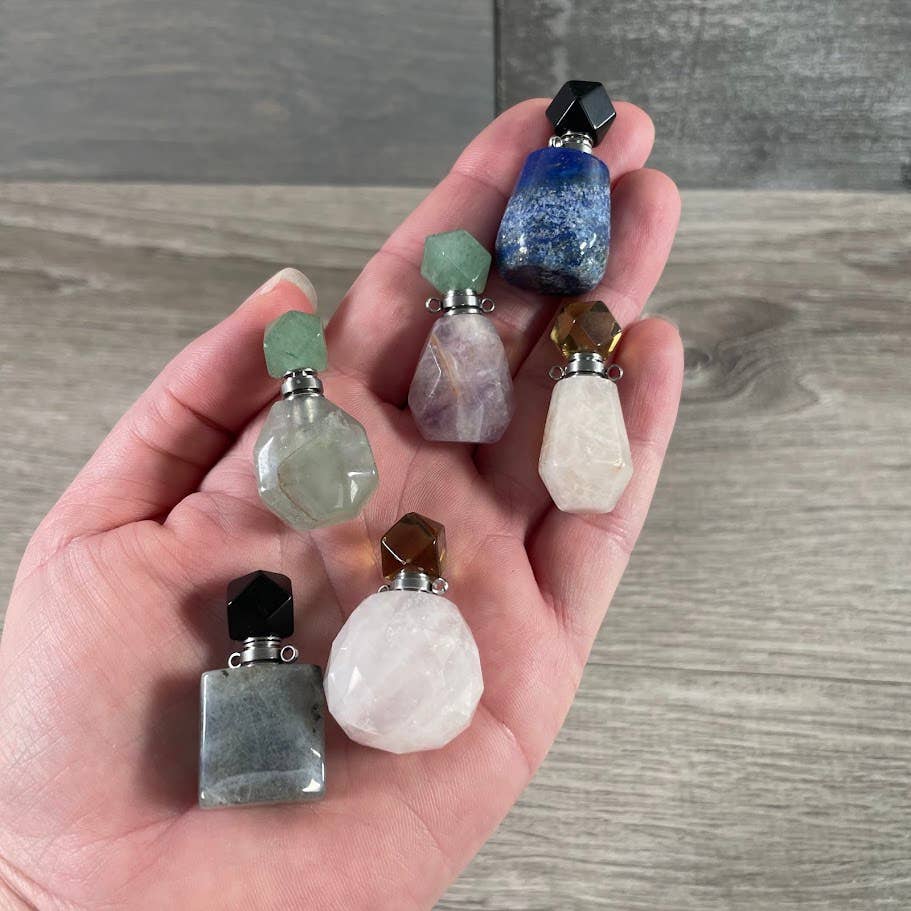 Keystone Crystals - Wholesale Atomizer Bottle - Assorted Gemstone Perfume Bottles – Crystal Aromatherapy 3