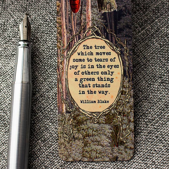 Sunshine and Ravioli - Wholesale Bookmark - Woodland Quote Bookmark - William Blake