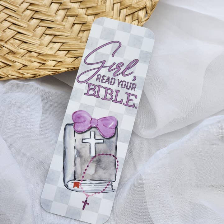 Bookmark - Girl read your bible for wholesale by FaithfullyStillCo