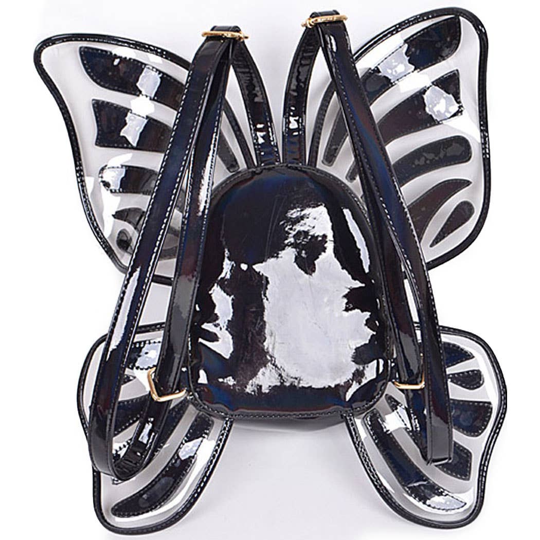 3AM BY H&D ACCESSORIES - Wholesale Backpack - Women's - Shiny Butterfly Inspired Unique Backpack2