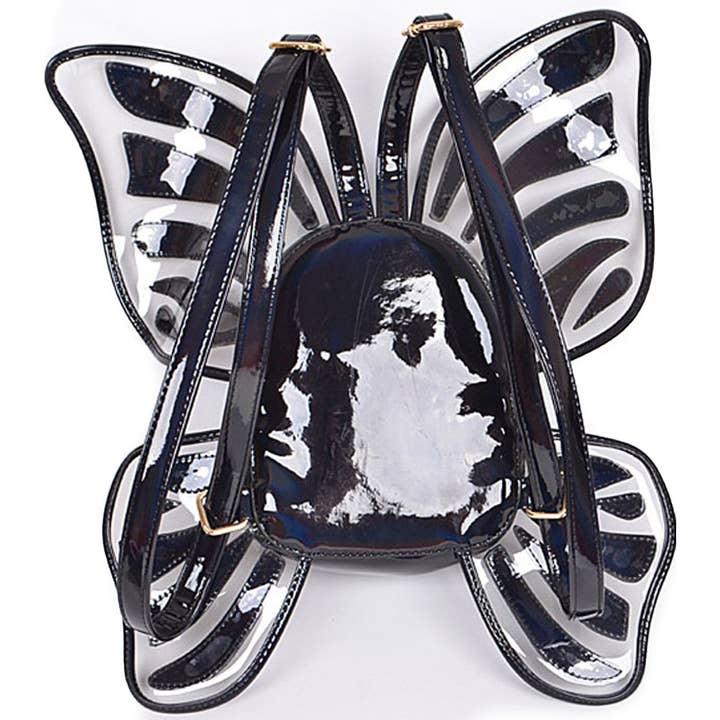 3AM BY H&D ACCESSORIES - Wholesale Backpack - Women's - Shiny Butterfly Inspired Unique Backpack2