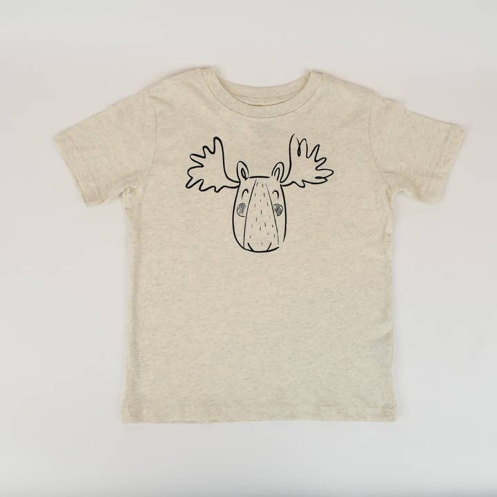 T-shirt Enfant Orignal - Naturel Chiné pour la vente par Mady & Max