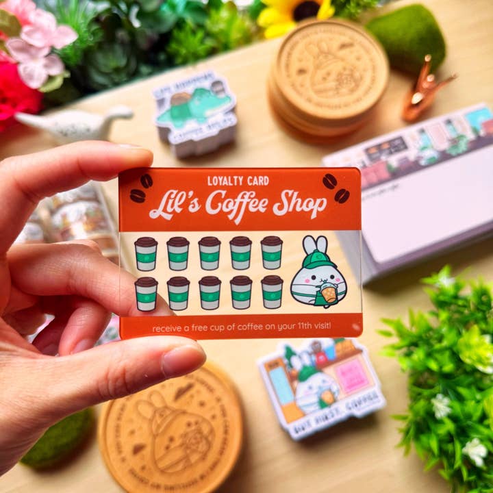 Washi Cutter - Lil's Coffee Shop (Acrylic) for wholesale by SumLilThings