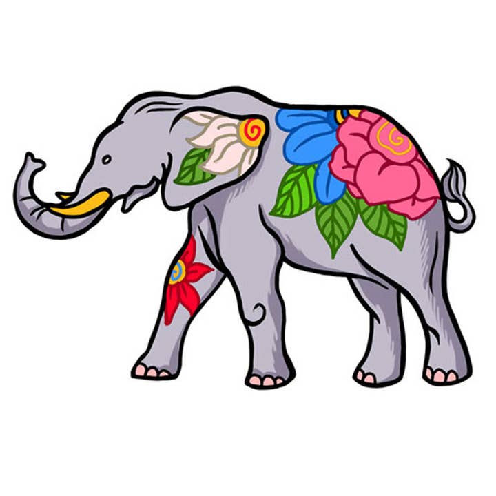 Benjamin International - Wholesale Patch - Elephant Embroidered Patch