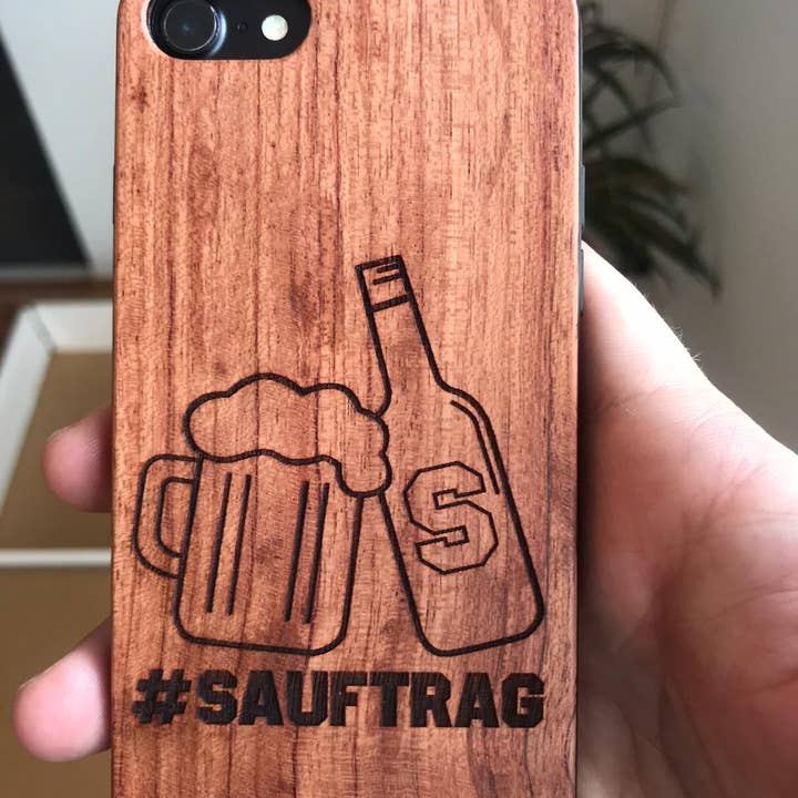 Funda para teléfono móvil de madera auténtica para venta al por mayor de Sauftrag