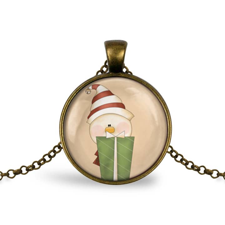 Primitive Elf Necklace for Christmas for wholesale by Whimsy Spirit Shop