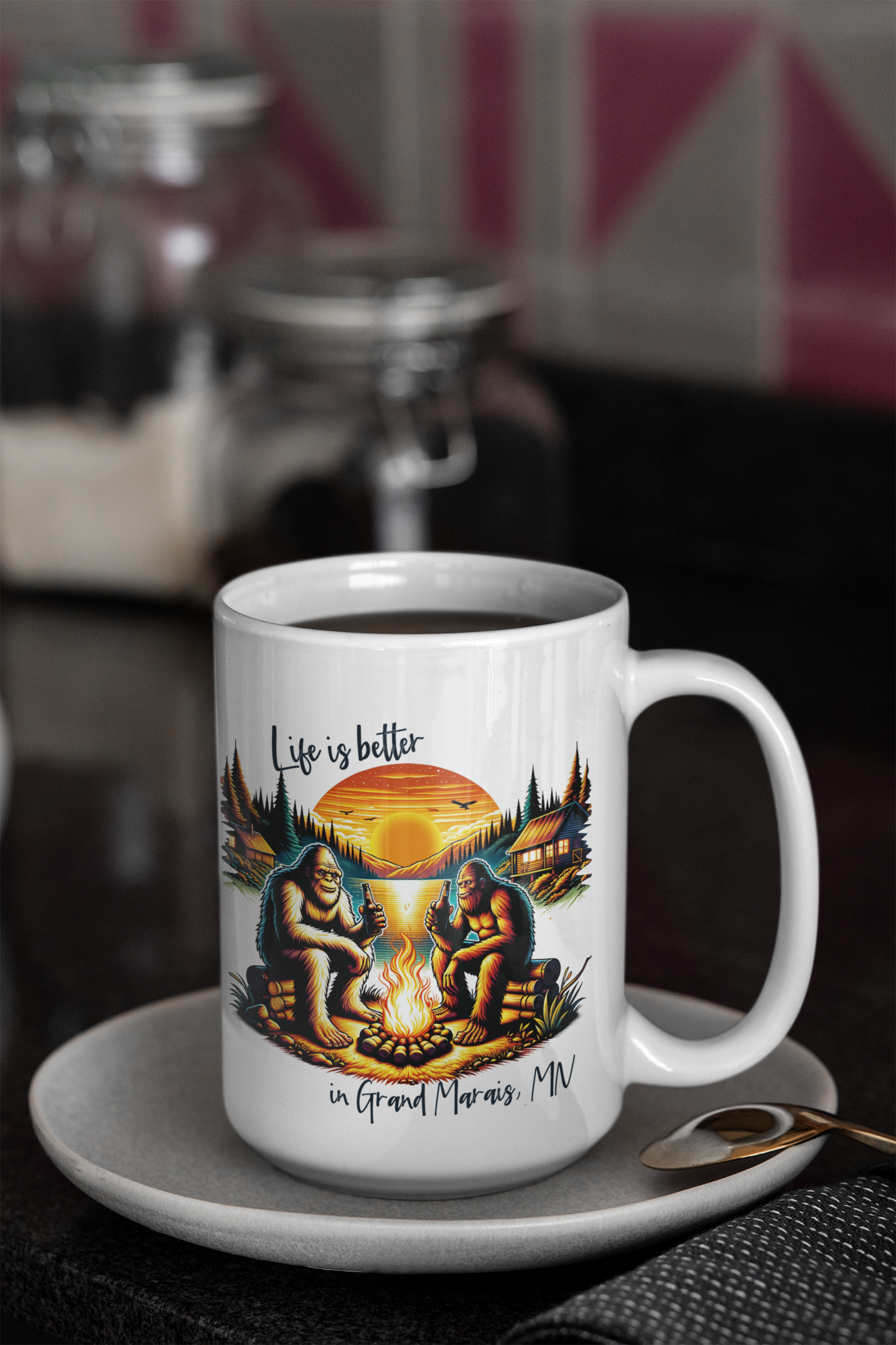 Squatchin’ Country – wholesale Coffee mug – Life is better in...[your location] custom 15oz mug1